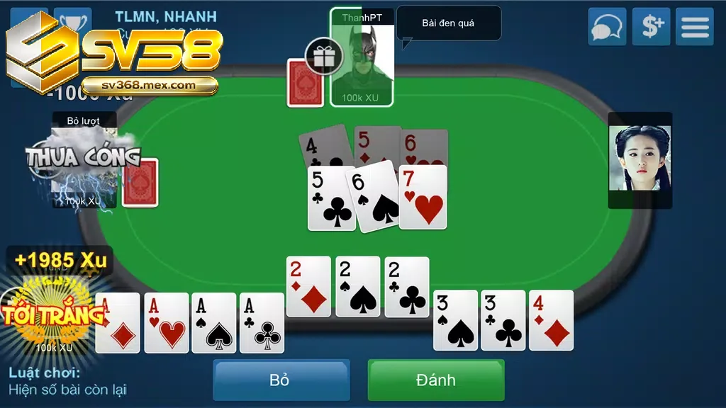 Các Game Bài Nổi Bật Sv368